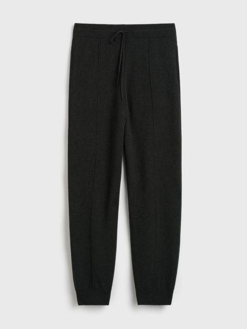 Pintucked sweatpants charcoal