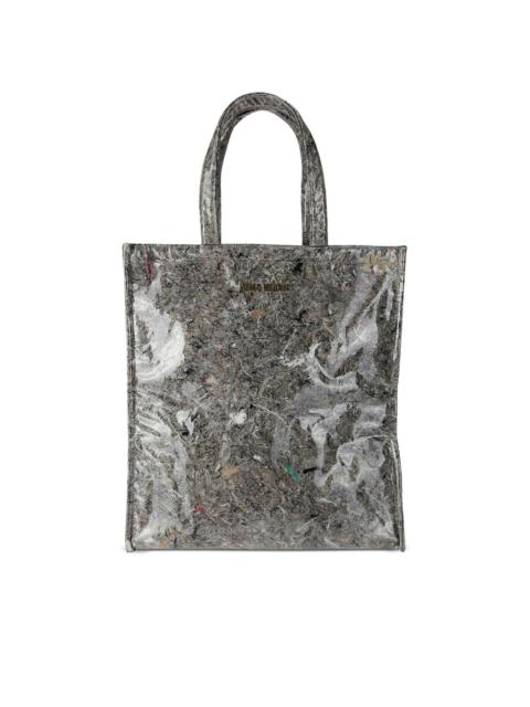 abstract-print tote bag