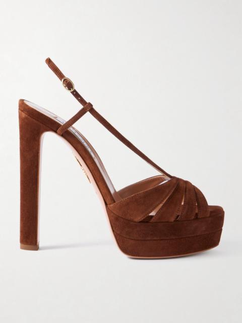 Aimée 130 Suede Platform Sandals