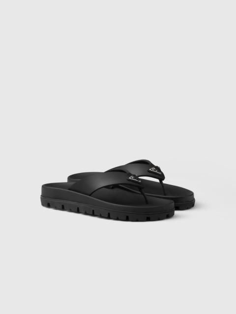 Rubber thong sandals