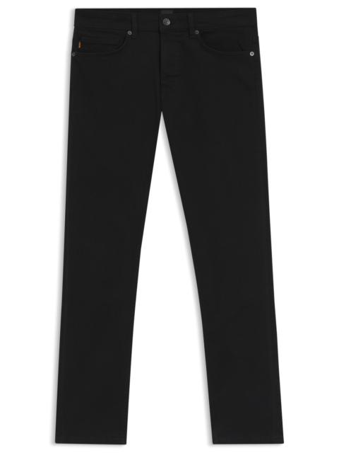 DELAWARE SLIM-FIT JEANS IN STAY-BLACK COMFORT-STRETCH DENIM