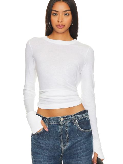 Cashmere Easy Cuffed Crew