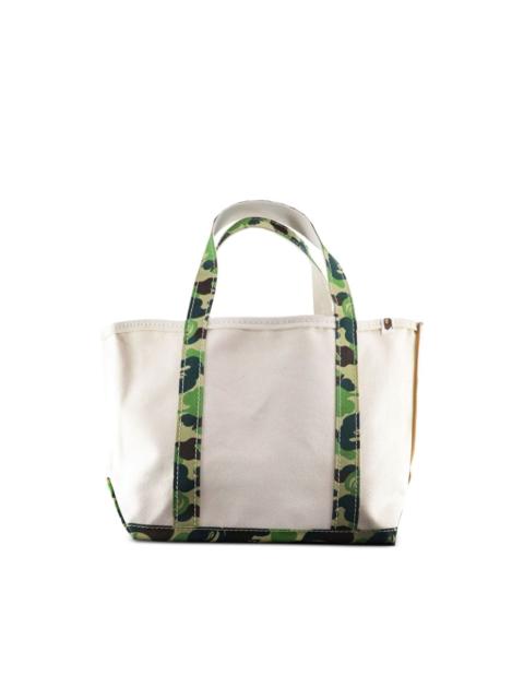 x BAPE camouflage-print tote bag