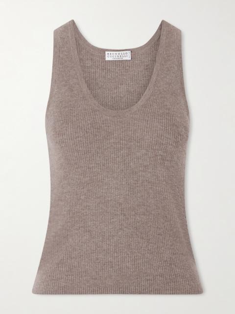 Ribbed Lurex Tank