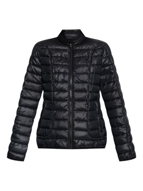 quilted zip-front jacket