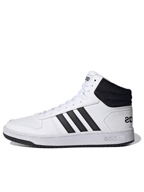 adidas Hoops 2.0 Mid 'White Black' FY8617