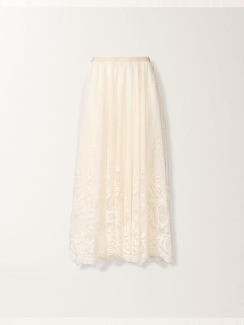 Circle skirt in lace