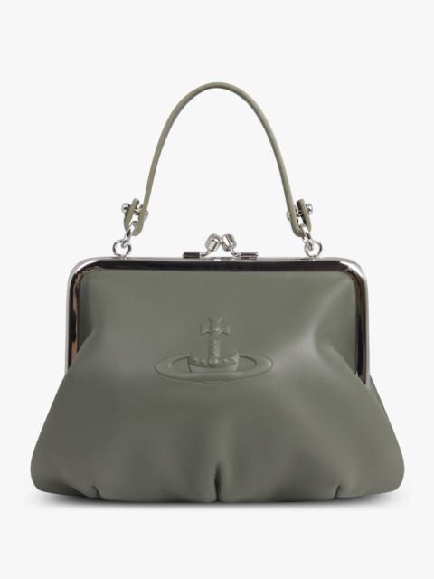 GRANNY FRAME EMBOSSED ORB PURSE | GREEN