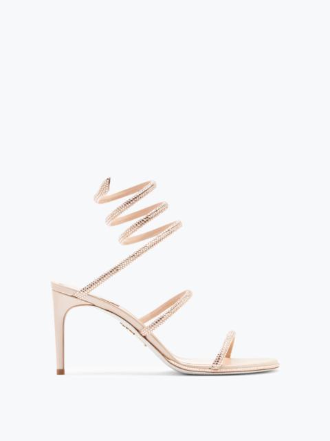 CLEO NUDE SANDAL WITH CRYSTALS 80