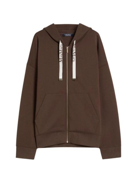 hooded zip sweatshirt
