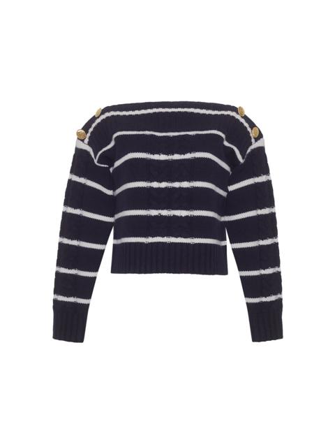 Sarita Top
Chunky Stripes with a Breezy Boat Neck