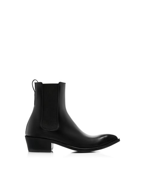 BURNISHED LEATHER CHELSEA BOOT