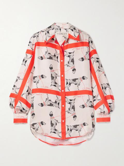 Pointer Printed Silk-twill Shirt