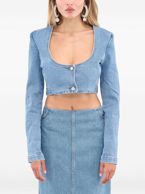 button denim jacket