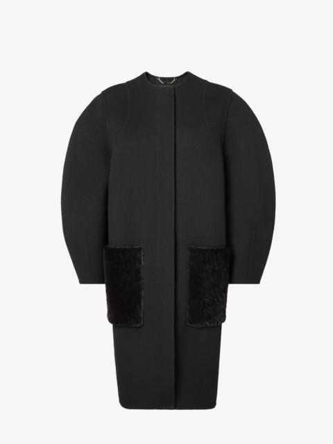 Coat Black wool coat