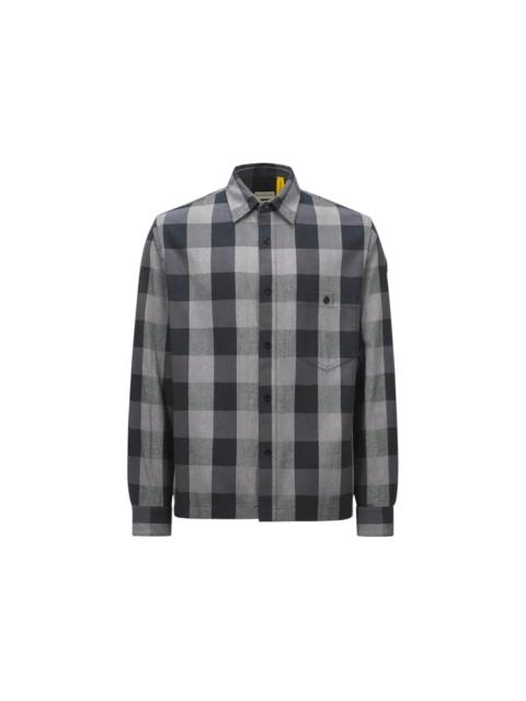 Moncler x Mercedes-Benz NIGO Plaid Cotton Shirt Black & Grey