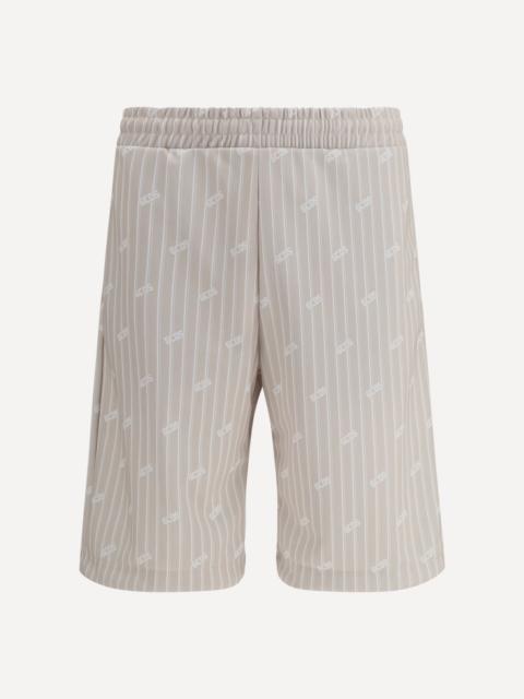All-over logo pinstripe Shorts
