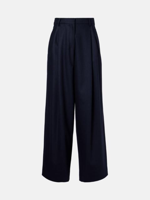 Titty wool wide-leg pants
