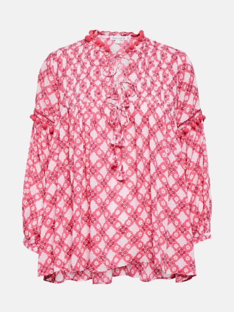 Clara printed blouse