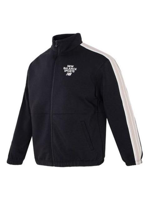 New Balance Sport Club Coat 'Black White Red' 6DD12043-BK