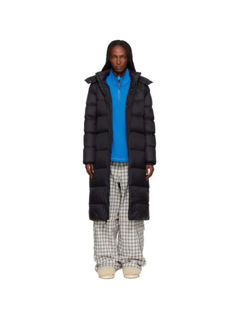 Black City Long Hooded Down Jacket