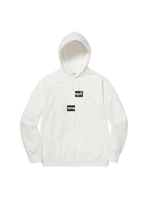 Supreme FW18 x COMME des GARCONS Shirt Split Box Hooded Sweatshirt SUP-FW18-402