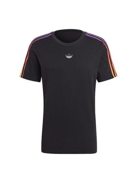 adidas originals Sprt 3 Stripe Tee Men's Black GN2423