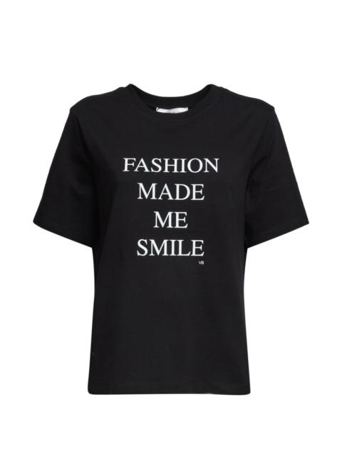 Fashion Made Me Smile cotton T-shirt
