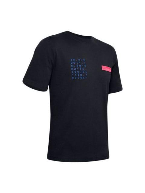 Men's Under Armour Summit Graphic Sports Short Sleeve Black 1359714-001