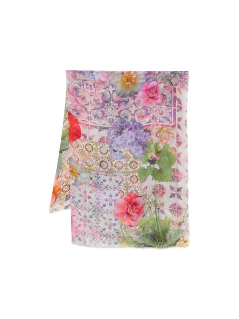 floral scarf