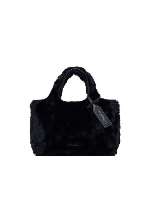 Mini Market faux-fur tote bag