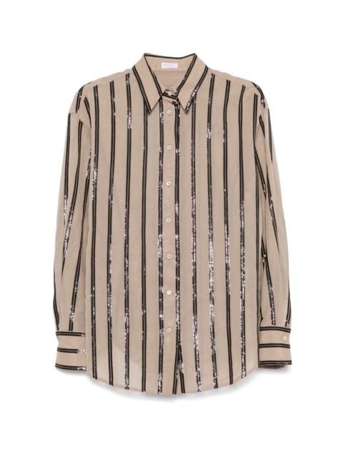 Striped cotton shirt