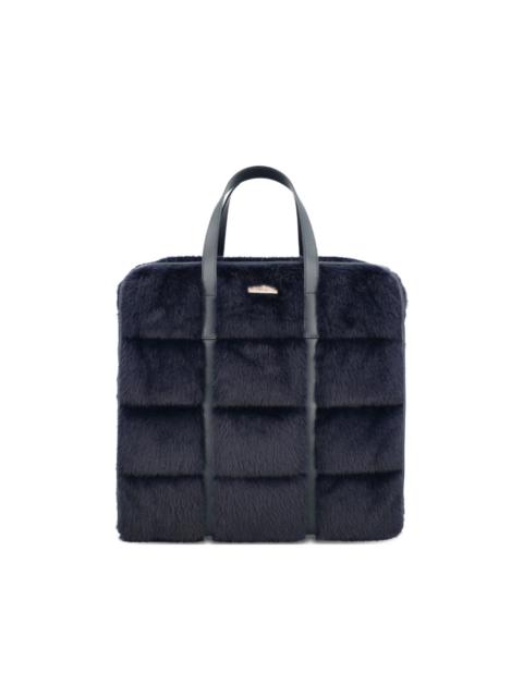 medium quilted faux-fur tote bag