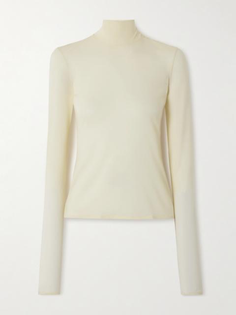 Jersey Turtleneck Top