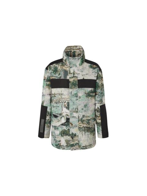 OFF-WHITE Jacquard Lake Parka Jacket Multicolor