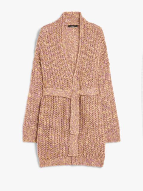 JOSEF Rib-knit mohair chiné cardigan