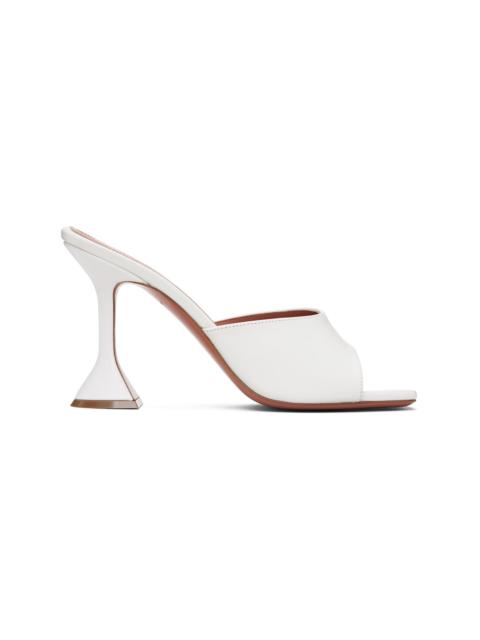 White Lupita Slipper 95 Heeled Sandals