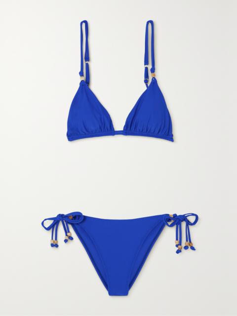 El Bajio And Dua Stretch-econyl Triangle Bikini