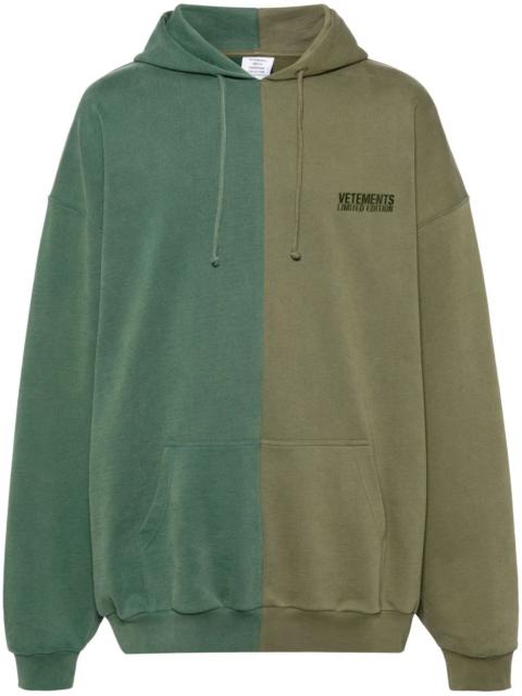 logo-embroidered hoodie