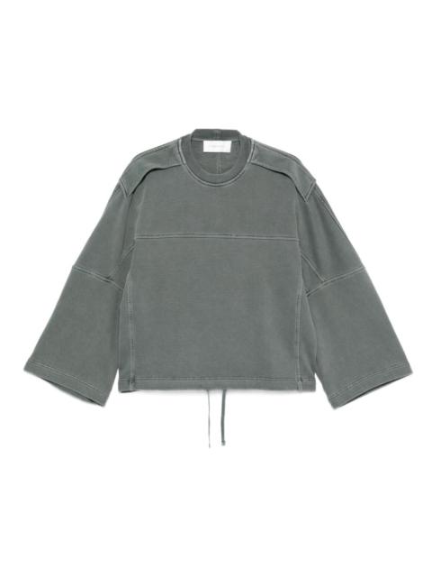 panelled sweatshirt