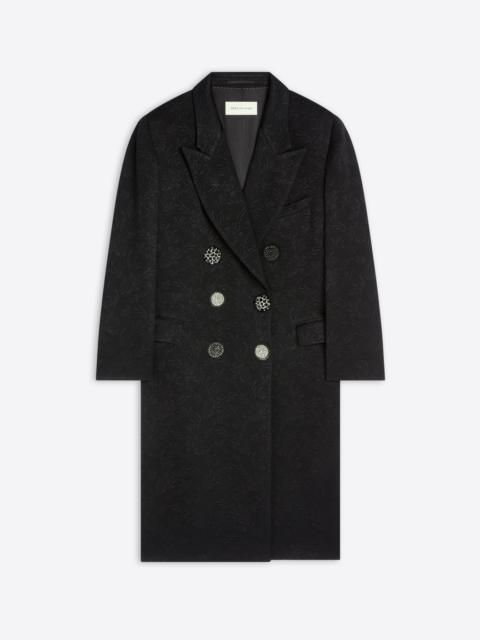 OVERSIZED JACQUARD COAT