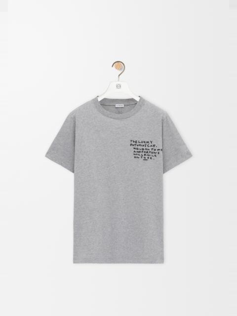 Regular fit T-shirt in cotton