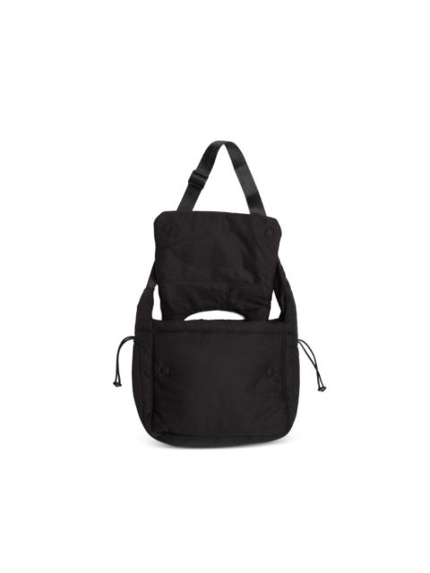 Flow drawstring messenger bag