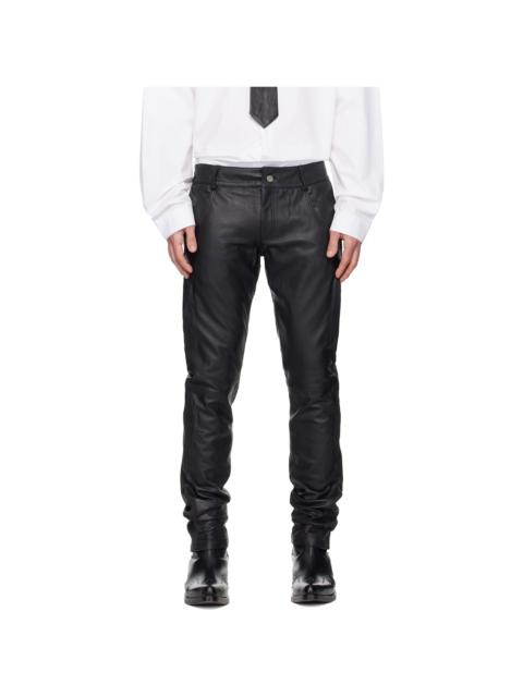 Black Tide Leather Pants