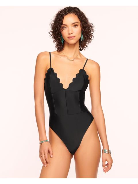 Mikayla Scalloped One Piece Swimsuit