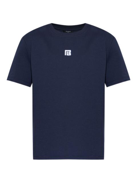 logo-embroidered crew-neck T-shirt