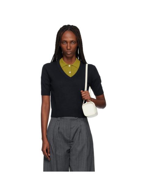 Navy Alistair V-Neck Sweater