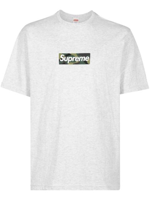 box logo cotton T-shirt