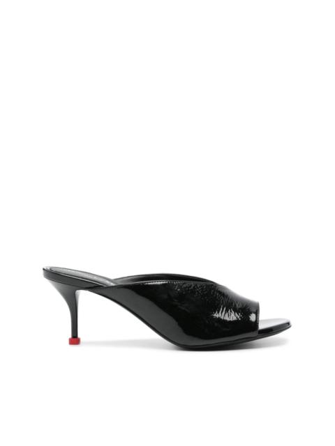 70mm patent leather sandals