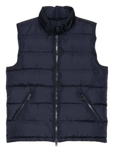 zip-up padded gilet